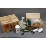 An 8 bore shotgun cartridge reloading kit, to include roll turnover machine, lead shot, wads etc.