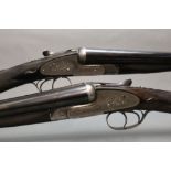 Joseph Lang & Son a pair of 12 bore side by side sidelock ejectors, with 28" barrels,