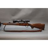 A Winchester Model 70 cal 243 bolt action rifle,