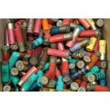 A collectors lot of shotgun cartridges, plastic case +/- 200, to include a Kerr Rod & Gun Hamilton,