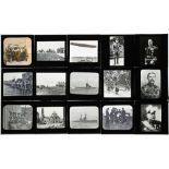 Magic Lantern slides, seven colour including Queen Victoria and other royal's,