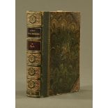 A 19th century leather bound volume of German History, dated 1881,