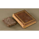 A Victorian photograph album, and another later.