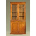 A Victorian mahogany bookcase,