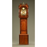 An early 19th century oak and mahogany crossbanded longcase clock by Barwise Cockermouth,