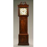 An early 19th century mahogany longcase clock,