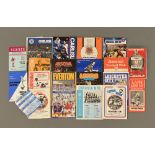 A collection of Carlisle United vintage football programmes, tickets etc.