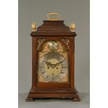 A Georgian bracket clock by Stephen Tracy London,