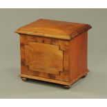 A William IV mahogany cellarette,