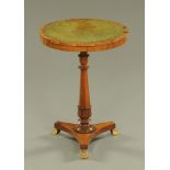 A William IV rosewood occasional table,