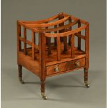 A George III mahogany Canterbury,