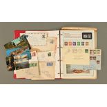 A vintage stamp collection, including Third Reich stamps.