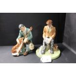 2 Royal Doulton figurines The Master and The Fisherman