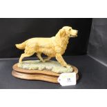 A border Fine Art Labrador dog ornament