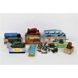 A group of boxed Dinky model vehicles, to comprise a Foden 14-ton tanker (504),