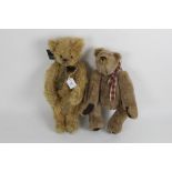 A Honeymead Bears artist's teddy bear, named "Leon", having a blonde mohair covered body,