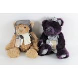 Two Suki Silver Tag limited edition teddy bears, to comprise "Archie bear", with aviation hat,