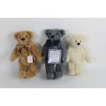 Three Dean's limited edition teddy bears, all with certificates of authenticity,