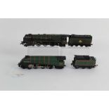 Two Hornby Dublo 00 gauge model locomotives and tenders,