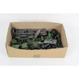 A group of military diecast models to include Dinky, Matchbox and Lonestar,