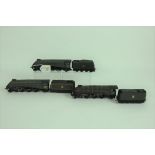 Two Hornby 00 gauge model locomotives and a Bachmann 00 gauge model locomotive,