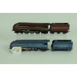 Two Hornby and Triang 00 gauge LMS locomotives and tenders,