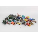 A box of mixed diecast, to comprise Matchbox, Britains, and Husky,
