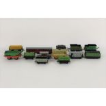 A small collection of railway models, mainly rolling stock, both 0 gauge and 00 gauge,