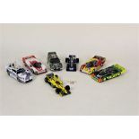 A box of 1:43 scale sports car models by Start, Brumm, Onyx,