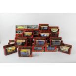 A group of +/- 40 Matchbox Models of Yesteryear diecast vehicles in red boxes