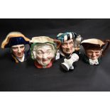 Five character jugs by Royal Doulton Beswick and others, to comprise Lord Nelson, Old Charley,