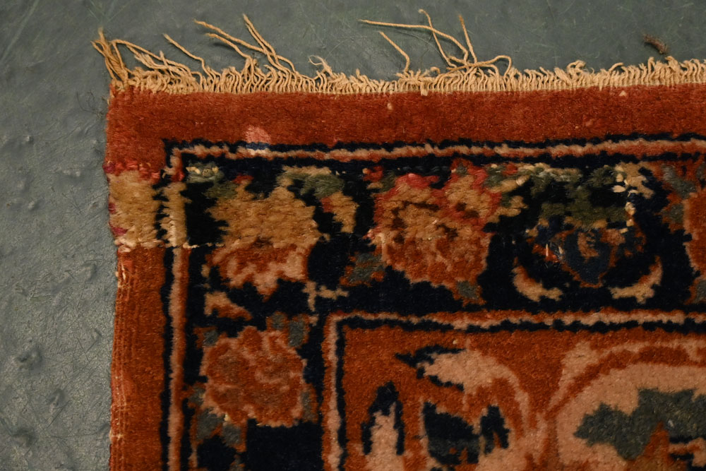A pair of Eastern silky pile fringed rugs, decorated with various birds, - Image 17 of 23