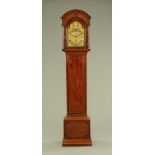 An early 19th century mahogany longcase clock,