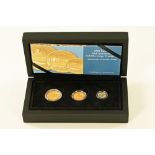 A Hattons of London "The 2020 80th Anniversary Gold Prestige Sovereign Proof Set", with booklet,