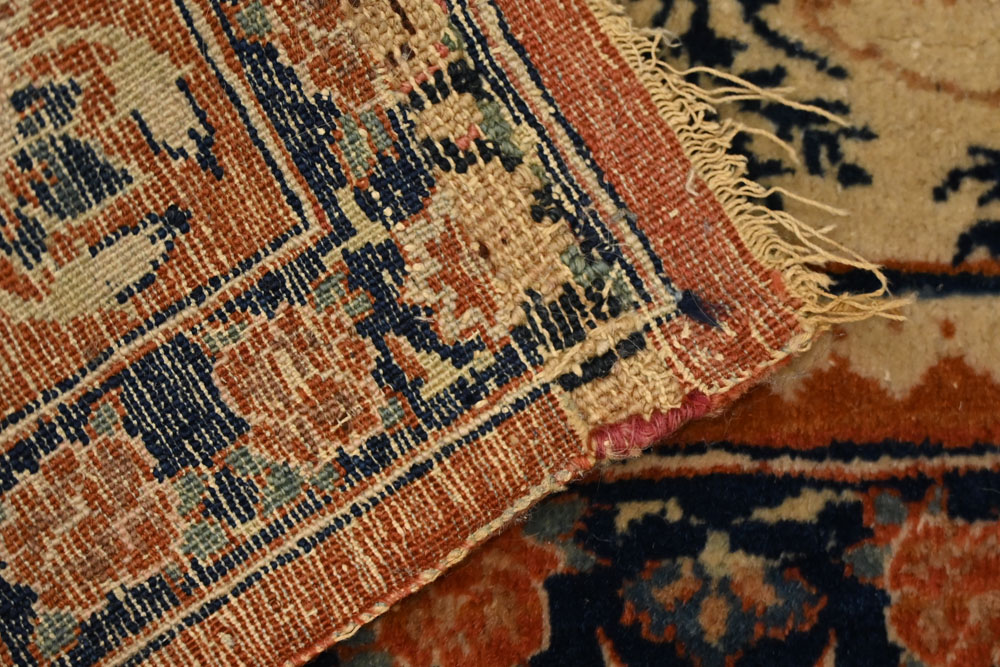 A pair of Eastern silky pile fringed rugs, decorated with various birds, - Image 18 of 23