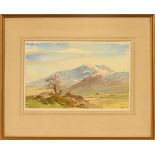 Len Roope (1917-2005), a watercolour "Skiddaw Winter".