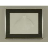 Heinz Mack (born 1931), Silber Flugel" embossed aluminium, signed, framed. ARR.