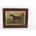 J Parkin "Belville", portrait of a horse Signed to the lower right and titled to the lower centre,