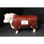 Beswick Hereford bull