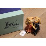 Boxed Pendelfin dancing rabbit ornament