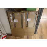 A pair of Ikea Kallax bed side cabinets,