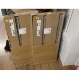 A pair of Ikea Kallax bed side cabinets,