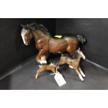 Shire horse ornament,