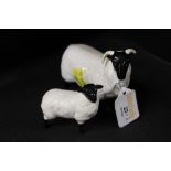 Beswick sheep and lamb