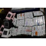 Box of Nintendo DS games