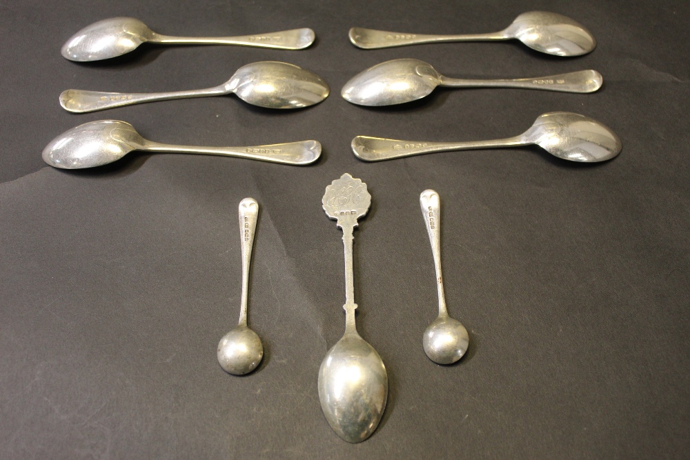 Bag of mixed silver spoons