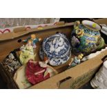 Figurines, bowls,