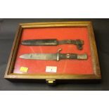 Cased Second World War III Reich, Hitler Youth German dagger.