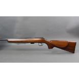 A BSA Supersport 5 cal 22 LR bolt action rifle, fitted with a screw cut heavyweight barrel,