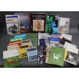 A collection of books, magazines, pamphlets etc on deer stalking, wildfowling etc,